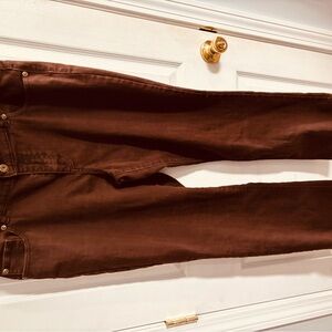 Brown Denim Jeans